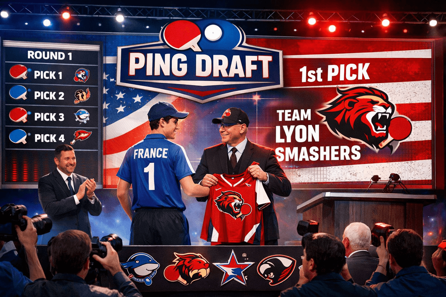 Et si le tennis de table français adoptait le draft à l'américaine ?