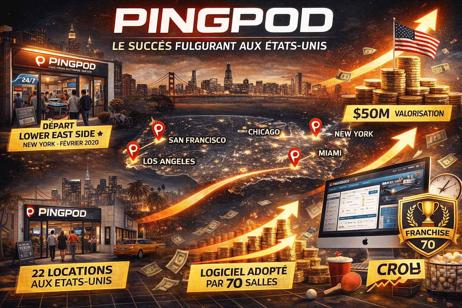 Pourquoi PingPod a conquis les États-Unis : les 6 clés d'un succès fulgurant